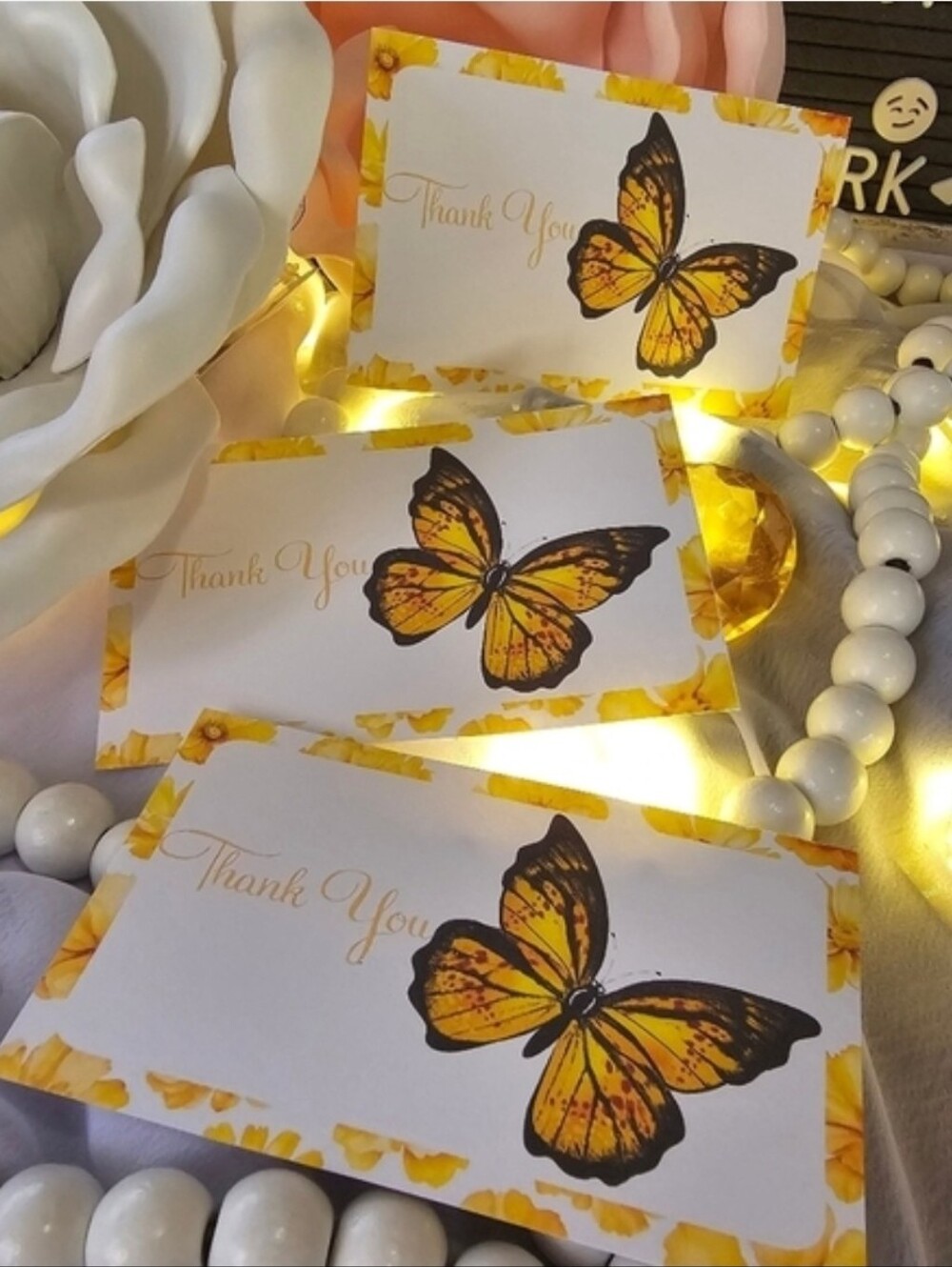 30 Count 3x2 Thank You cards